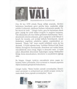 Vali - Düşündüklerim ve Yaşadıklarım