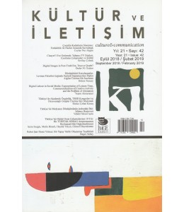Kültür ve İletişim / Kİ Dergisi (Sayı:42)