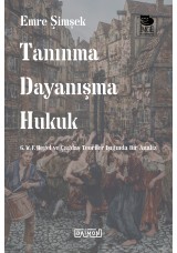 Tanınma Dayanışma Hukuk - G. W. F. Hegel ve Çağdaş Teoriler Işığında Bir Analiz